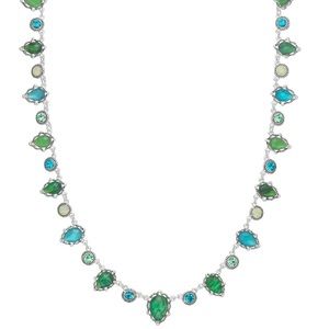 Napier Green and Blue Necklace with Natural Stones